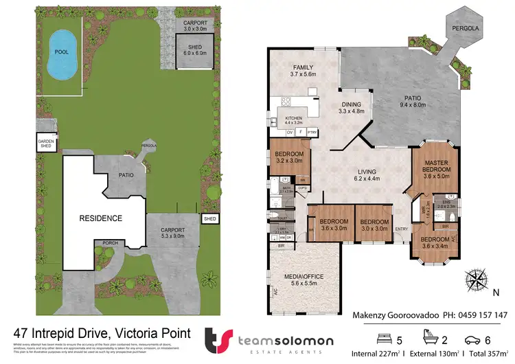 Floorplan of Homely house listing, 47 Intrepid Drive, Victoria Point QLD 4165