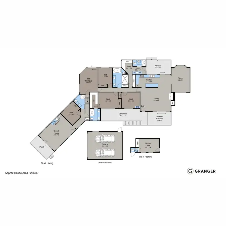 Floorplan of Homely house listing, 13 Matthew Street, Mccrae VIC 3938