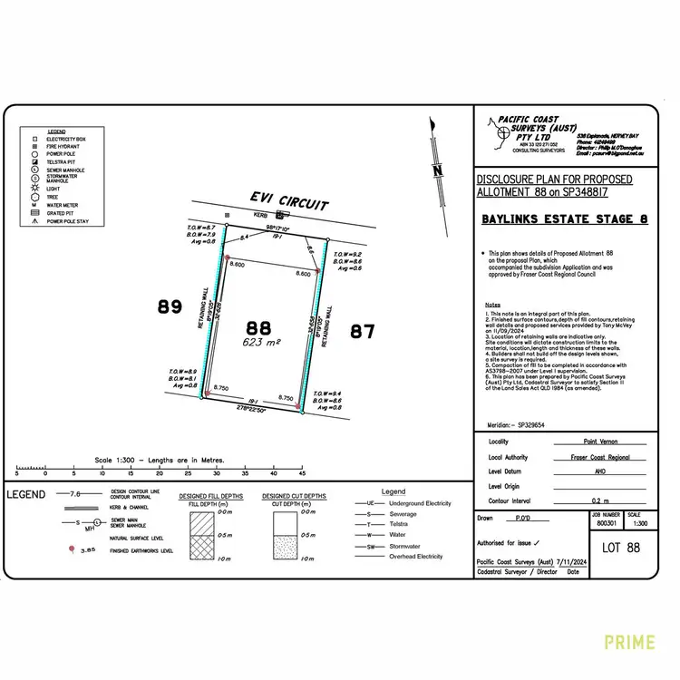 Floorplan of Homely land listing, LOT 88, Stage 8 Baylinks Estate, Pialba QLD 4655