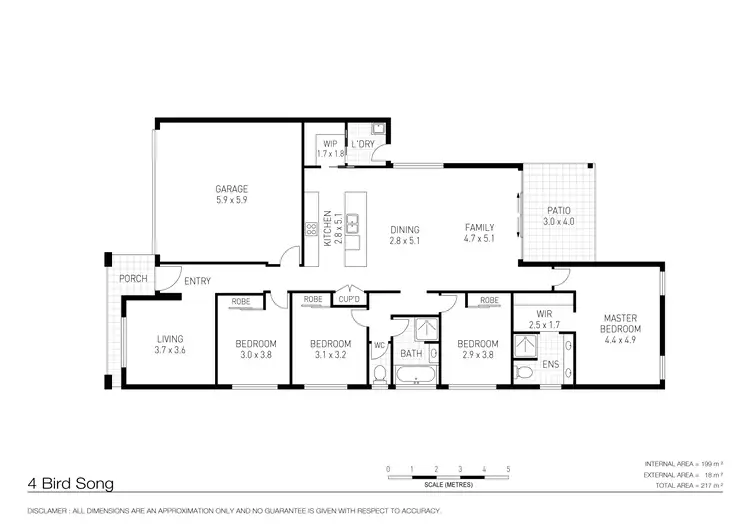 Floorplan of Homely house listing, 4 Bird Song Close, Southside QLD 4570