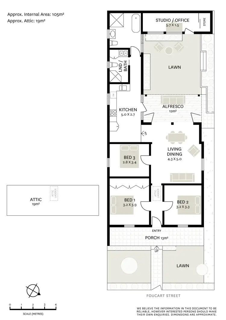 Floorplan of Homely house listing, 96 Foucart Street, Rozelle NSW 2039