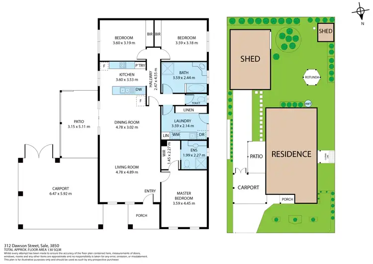 Floorplan of Homely house listing, 312 Dawson Street, Sale VIC 3850