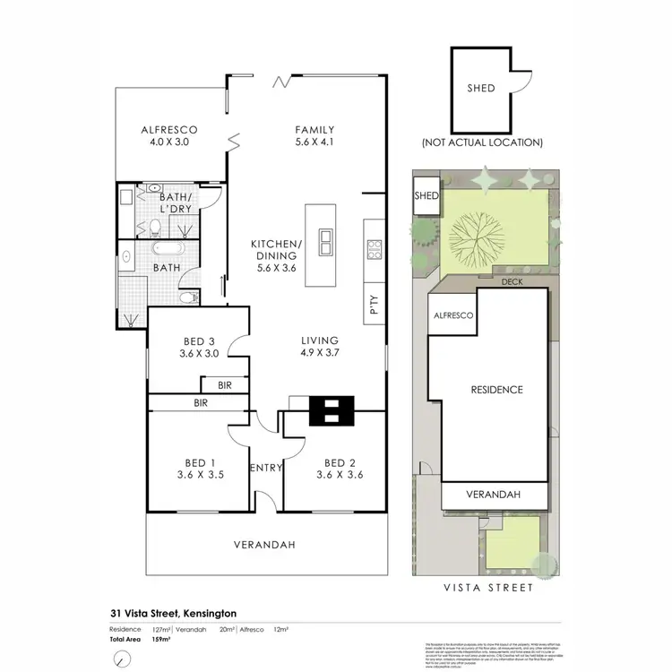 Floorplan of Homely house listing, 31 Vista Street, Kensington WA 6151