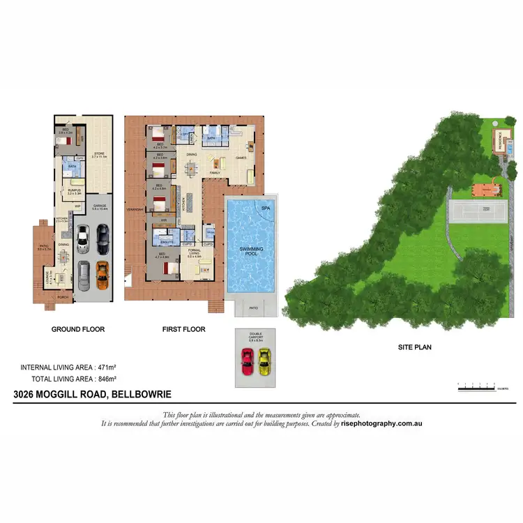 Floorplan of Homely house listing, 3026 Moggill Road, Bellbowrie QLD 4070