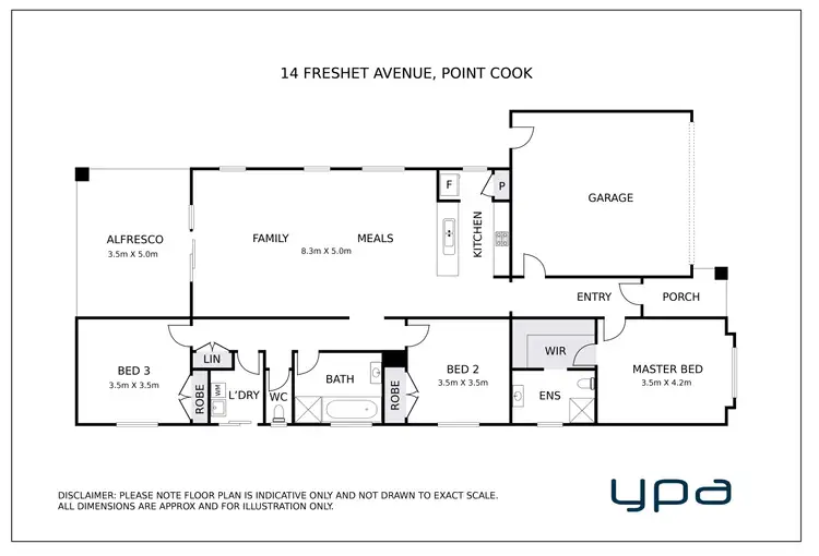 Floorplan of Homely house listing, 4 Freshet Avenue, Point Cook VIC 3030