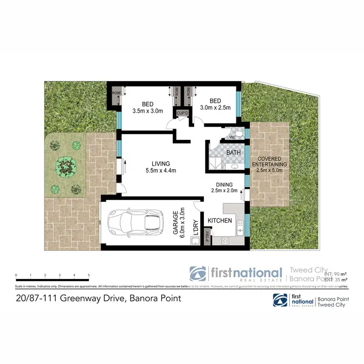 Floorplan of Homely semi-detached listing, 20/87 - 111 Greenway Drive, Banora Point NSW 2486