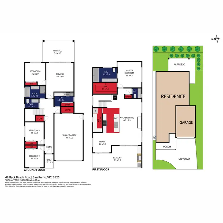 Floorplan of Homely house listing, 48 Back Beach Road, San Remo VIC 3925