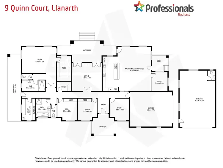 Floorplan of Homely house listing, 9 Quinn Court, Llanarth NSW 2795