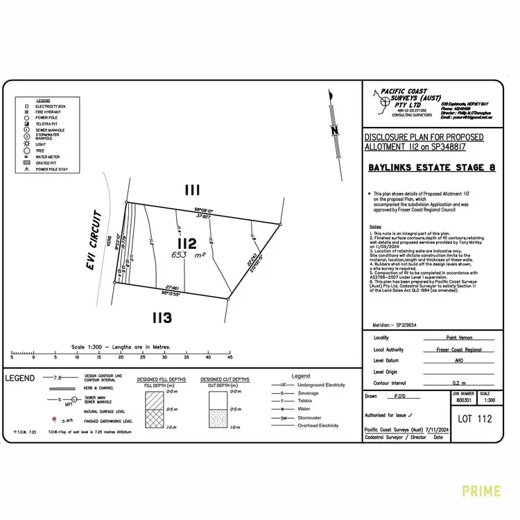Floorplan of Homely land listing, LOT 112, Stage 8 Baylinks Estate, Pialba QLD 4655