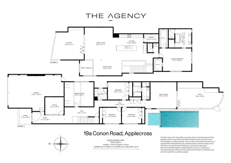 Floorplan of Homely house listing, 19a Conon Road, Applecross WA 6153
