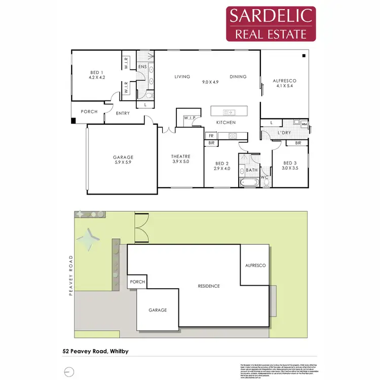 Floorplan of Homely house listing, 52 Peavey Road, Whitby WA 6123