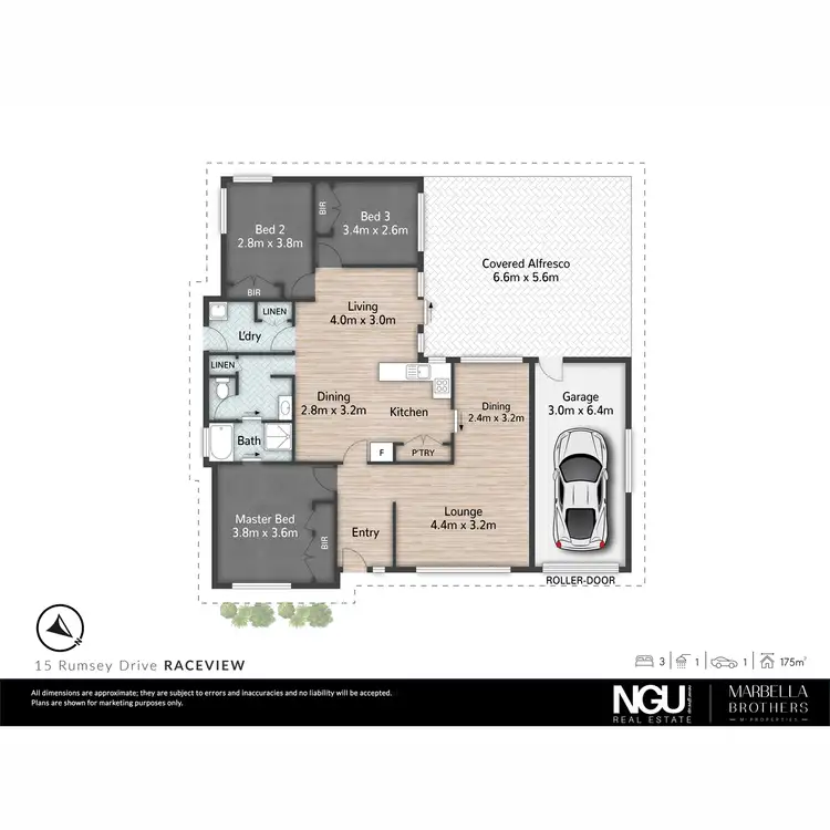 Floorplan of Homely house listing, 15 Rumsey Drive, Raceview QLD 4305