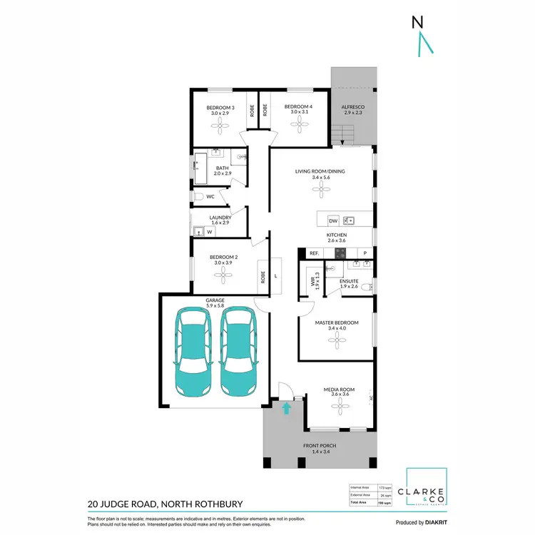 Floorplan of Homely house listing, 20 Judge Road, North Rothbury NSW 2335