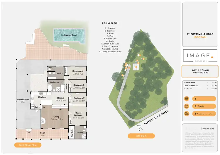 Floorplan of Homely rural property listing, 79 Pottsville Road, Mooball NSW 2483