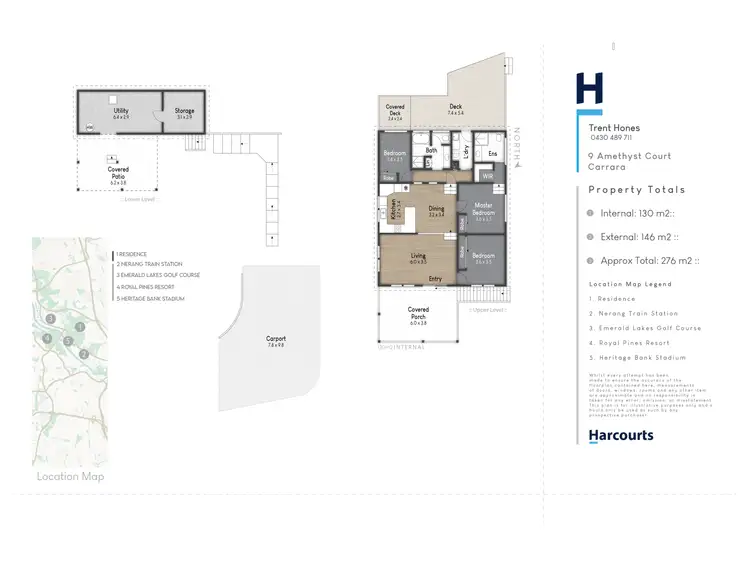 Floorplan of Homely house listing, 9 Amethyst Court, Carrara QLD 4211