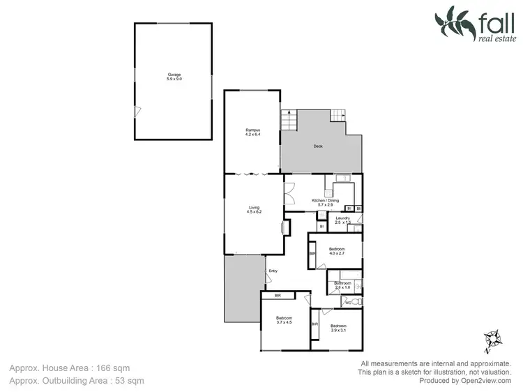 Floorplan of Homely house listing, 405 Shark Point Road, Penna TAS 7171