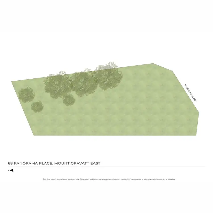 Floorplan of Homely land listing, LOT 1/SP30635, 68 PANORAMA Place, Mount Gravatt East QLD 4122
