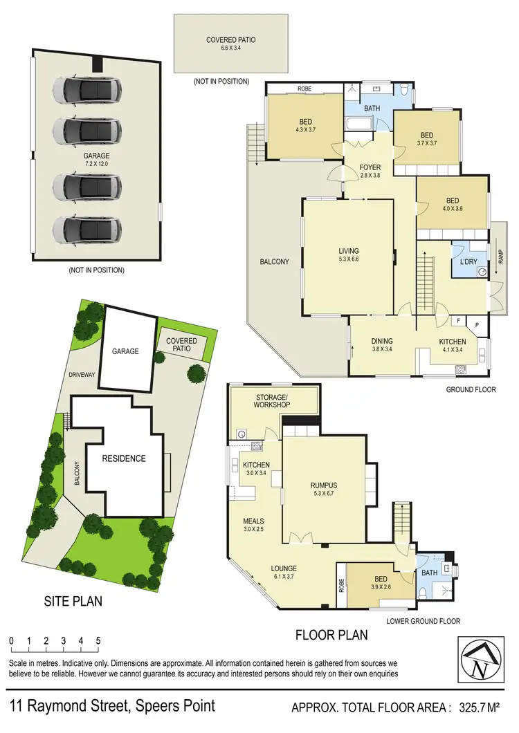 Floorplan of Homely house listing, 11 Raymond Street, Speers Point NSW 2284