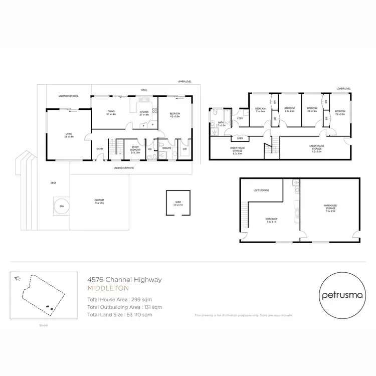 Floorplan of Homely house listing, 4576 Channel Highway, Middleton TAS 7163