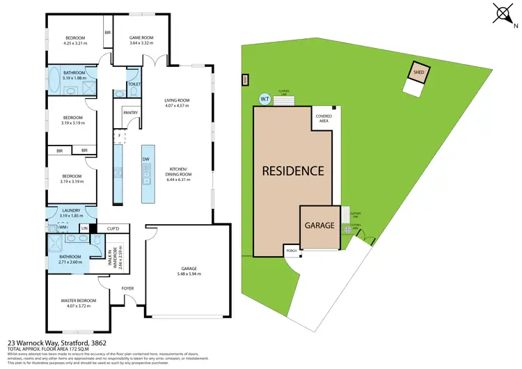 Floorplan of Homely house listing, 23 Warnock Way, Stratford VIC 3862