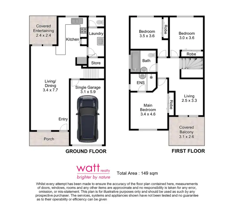 Floorplan of Homely townhouse listing, 94/350 Leitchs Road, Brendale QLD 4500