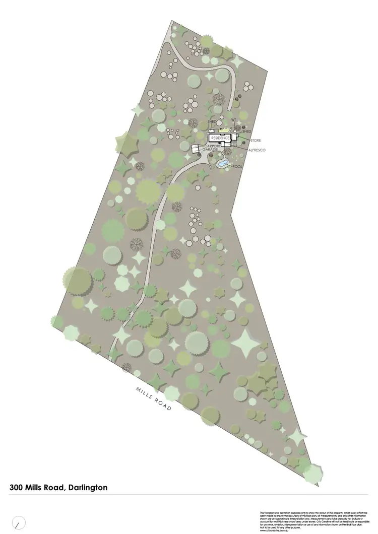 Floorplan of Homely house listing, 300 Mills Road, Darlington WA 6070