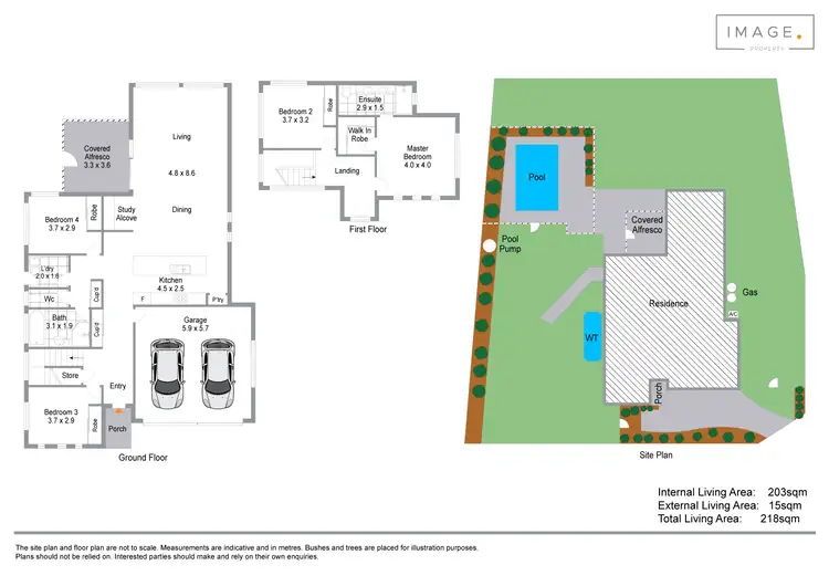 Floorplan of Homely house listing, 11 Crenshaw Place, Peregian Springs QLD 4573