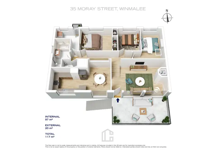 Floorplan of Homely house listing, 35 Moray Street, Winmalee NSW 2777