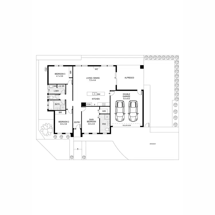 Floorplan of Homely house listing, 3 Bollinger Street, Waurn Ponds VIC 3216