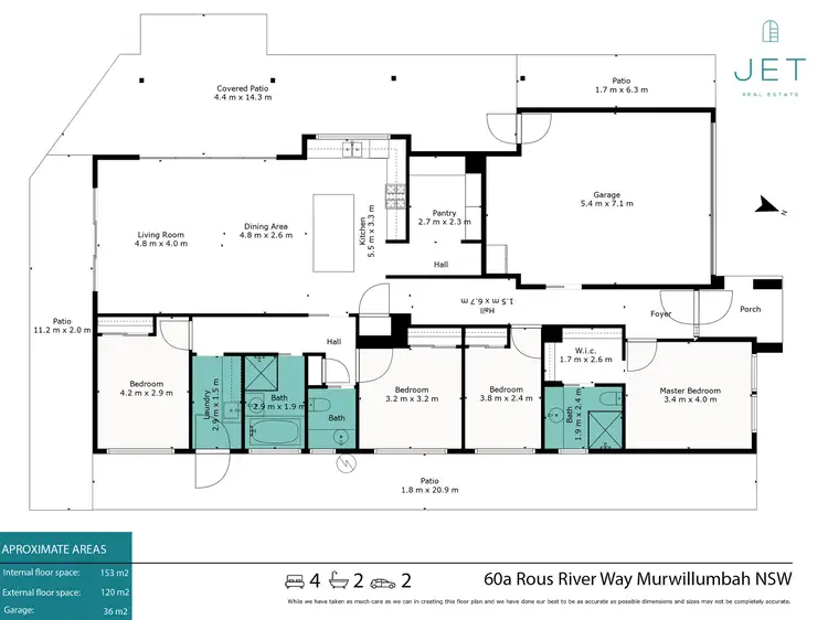 Floorplan of Homely house listing, 60A Rous River Way, Murwillumbah NSW 2484
