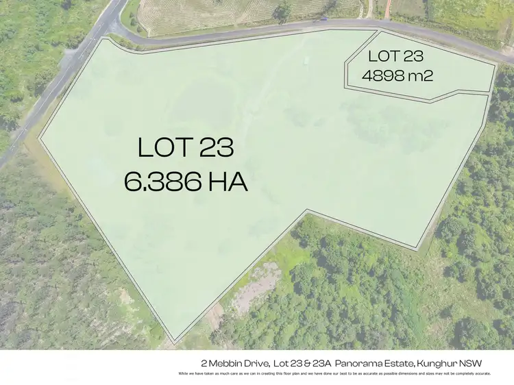 Floorplan of Homely land listing, 2 Mebbin Drive, Kunghur NSW 2484