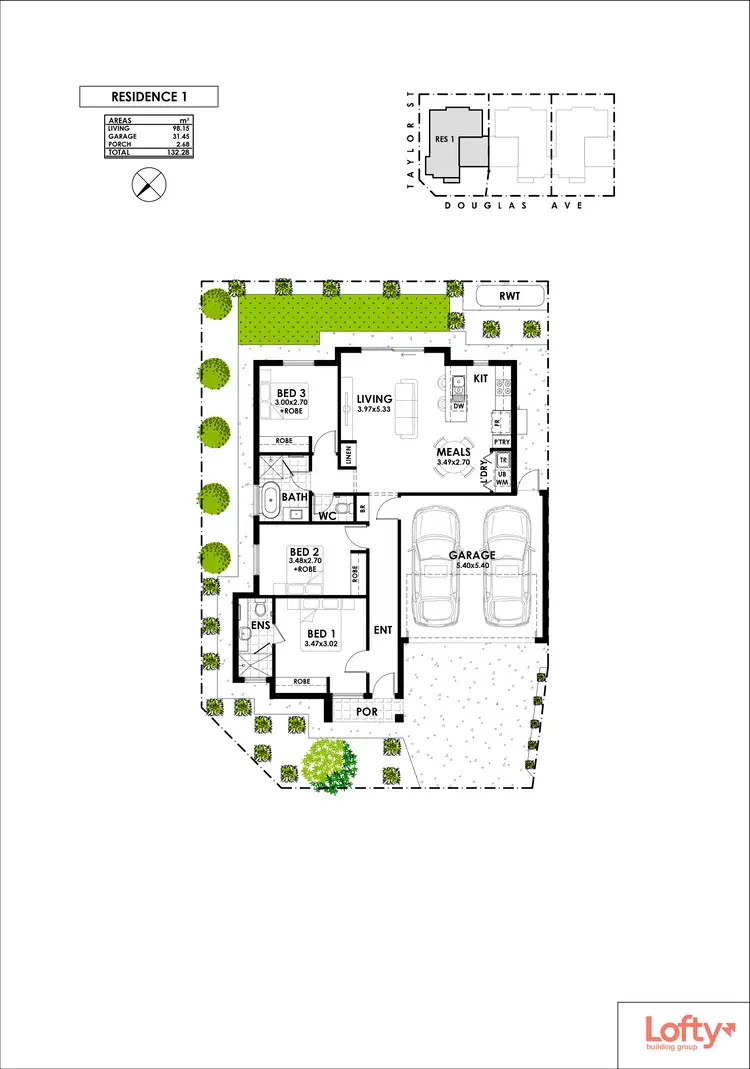 Floorplan of Homely house listing, 1/9 Taylor Street, Reynella SA 5161