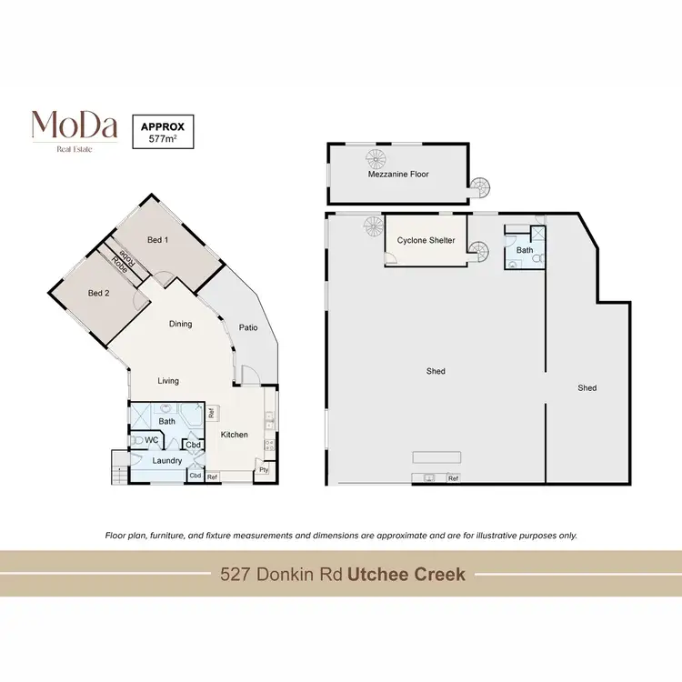 Floorplan of Homely house listing, 527 Donkin Road, Utchee Creek QLD 4871