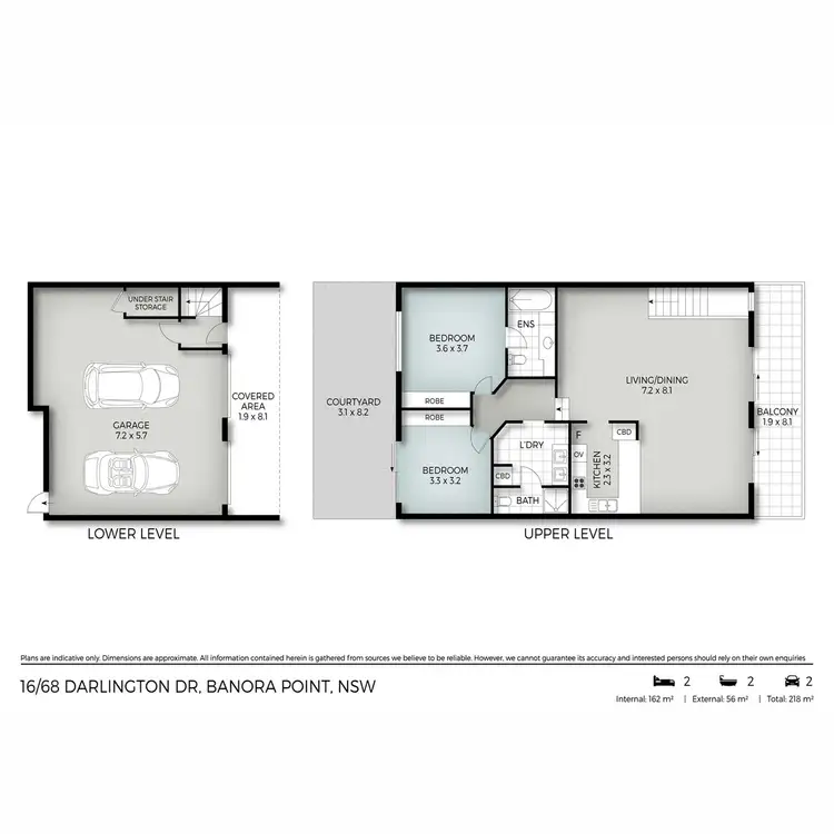 Floorplan of Homely villa listing, 16/68 Darlington Drive, Banora Point NSW 2486