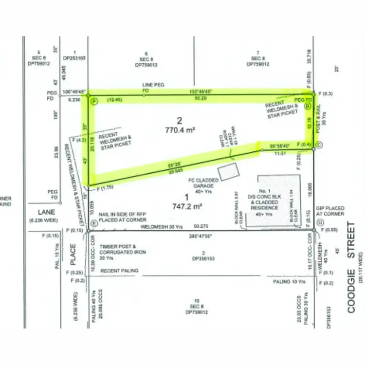 Floorplan of Homely land listing, LOT 2, 1 Coodgie Street, Tyalgum NSW 2484