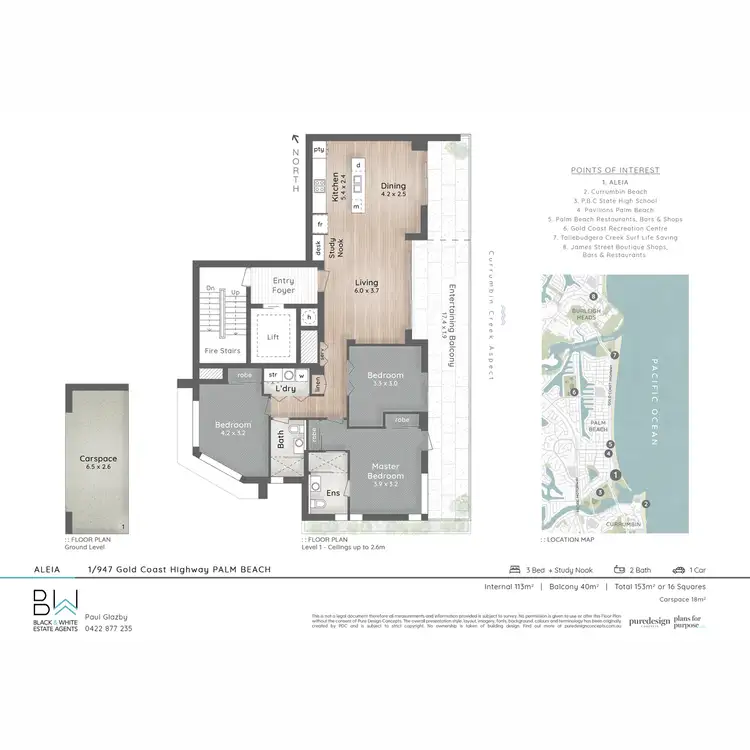 Floorplan of Homely apartment listing, 1/947 Gold Coast Highway, Palm Beach QLD 4221