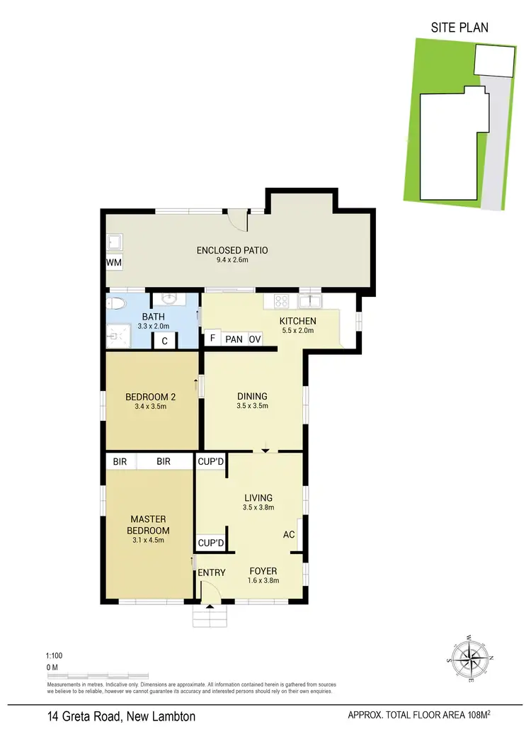 Floorplan of Homely house listing, 14 Greta Road, New Lambton NSW 2305