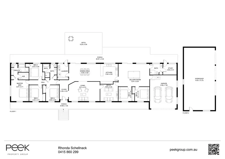 Floorplan of Homely house listing, 14 Black Swan Place, Yarramundi NSW 2753