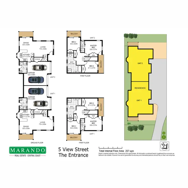 Floorplan of Homely semi-detached listing, 5 View Street, The Entrance NSW 2261