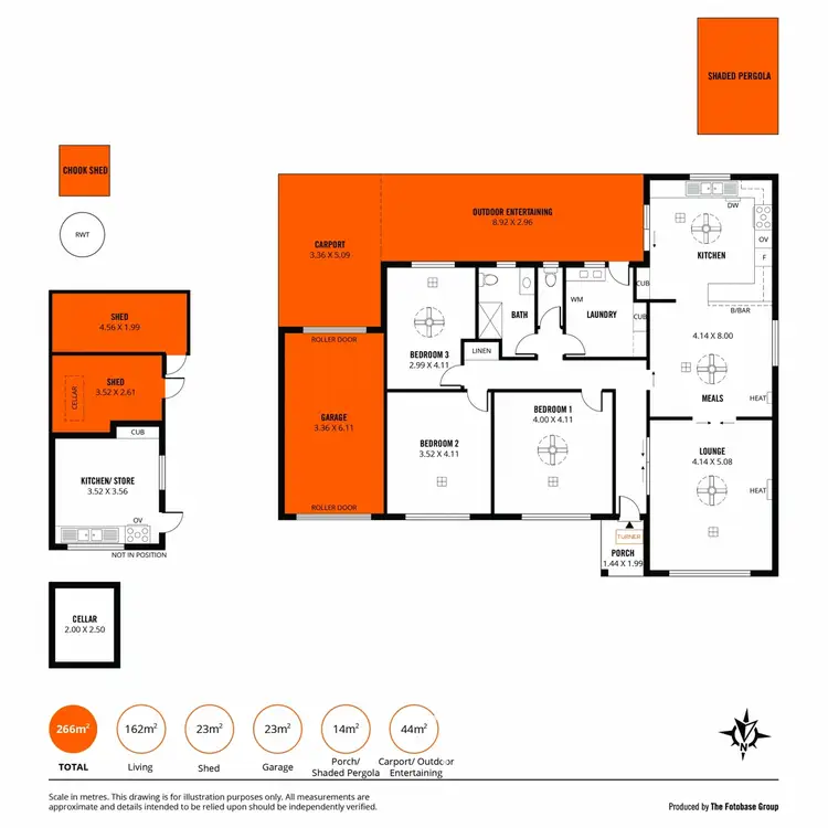 Floorplan of Homely house listing, 16 Jordan Avenue, Fulham Gardens SA 5024