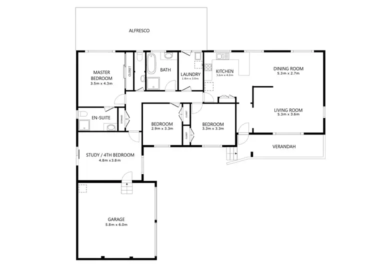 Floorplan of Homely house listing, 452 Dale Crescent, Lavington NSW 2641