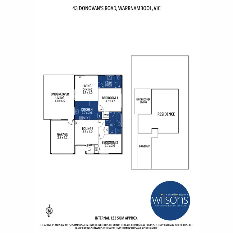 Floorplan of Homely house listing, 43 Donovans Road, Warrnambool VIC 3280