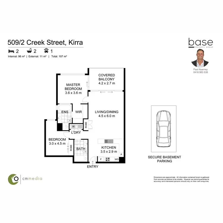 Floorplan of Homely apartment listing, 509/2 Creek Street, Coolangatta QLD 4225