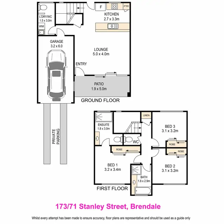 Floorplan of Homely unit listing, 173/71 Stanley Street, Brendale QLD 4500