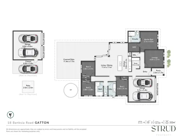 Floorplan of Homely house listing, 18 Banksia Road, Gatton QLD 4343