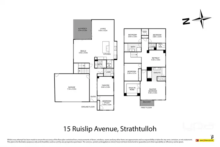 Floorplan of Homely house listing, 15 Ruislip Avenue, Strathtulloh VIC 3338