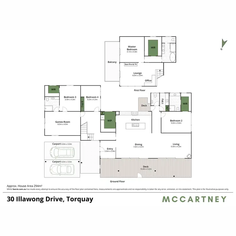 Floorplan of Homely house listing, 30 Illawong Drive, Torquay VIC 3228