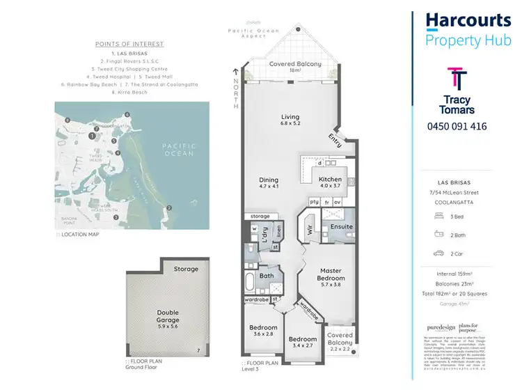 Floorplan of Homely unit listing, 7/54 McLean Street, Coolangatta QLD 4225