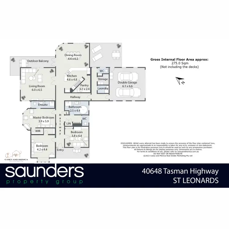 Floorplan of Homely rural property listing, 40648 Tasman Highway, St Leonards TAS 7250