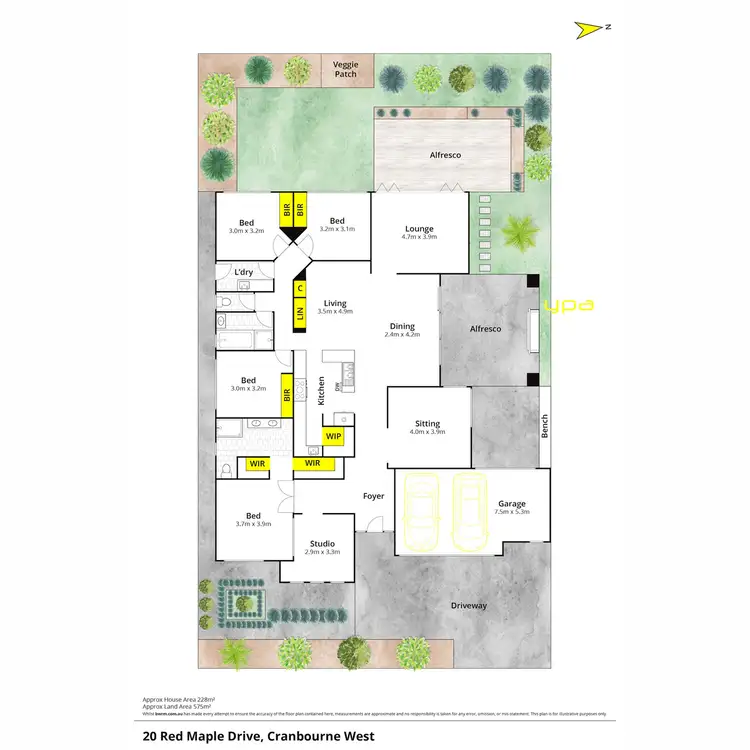 Floorplan of Homely house listing, 20 Red Maple Drive, Cranbourne West VIC 3977